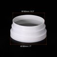 thumbnail image 2 of Unique Bargains Duct Inline Reducer 6.3 - 7' Plastic Duct Adapter Increaser Connector for Kitchen Ventilation Systems, 2 of 5