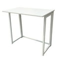 thumbnail image 6 of Ktaxon Folding Writing Computer Desk Home Office Study PC Writing Table,White, 6 of 8