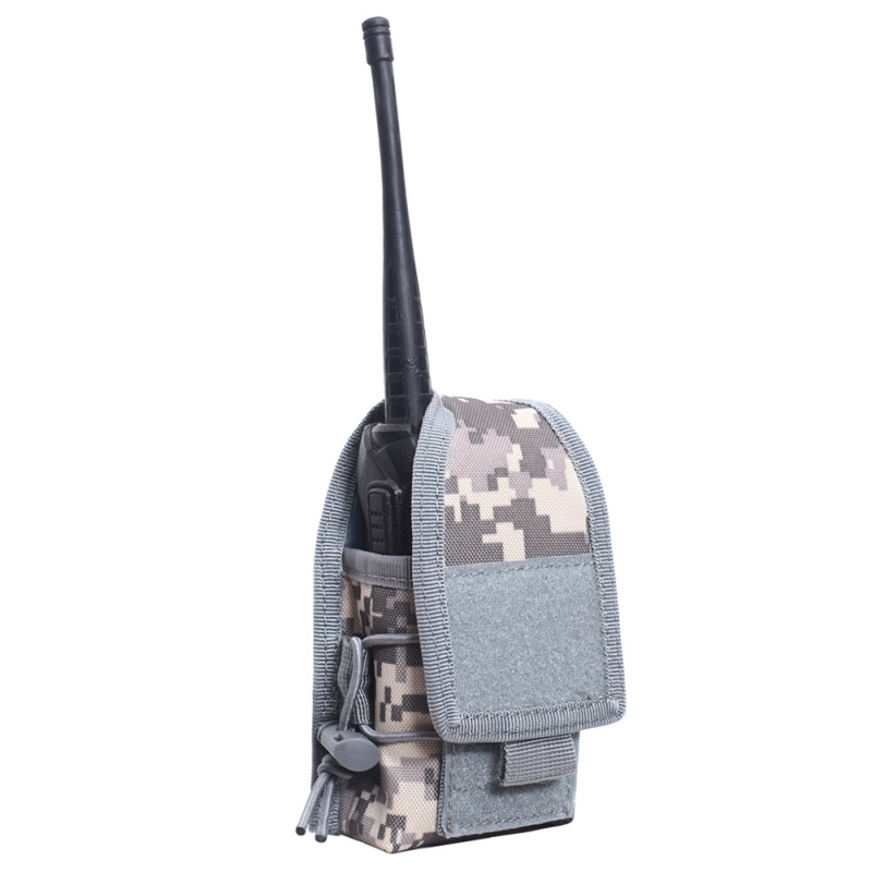 Radio Pouch 1000D Molle Adjustable Two Way Radios Holder Bag Case for Walkie Talkies