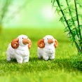 thumbnail image 5 of Yesbay Animal Figurine Sweet Expression DIY Injection Molding Mini Desktop Animal Sheep Ornament Dollhouse Supplies, 5 of 7