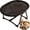 Black, variant on CLIQKWEN Premium Product Foldable Cat Hammock - Free Standing Elevated Pet Bed with Breathable Mesh - Lightweight No Assembly Cat Cot for Indoors and Outdoors - for Cats and Small Dogs