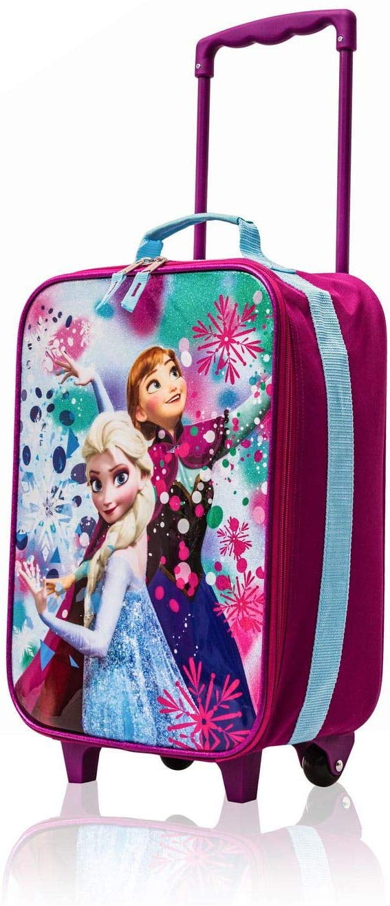 frozen rolling suitcase
