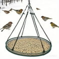 thumbnail image 4 of Methold Comedero colgante para pájaros al aire libre, bandeja para recoger semillas y comederos para pájaros. Suministros para pájaros verder, sutra50.8 50.8 cm-10 cm [1 kit], 4 of 6