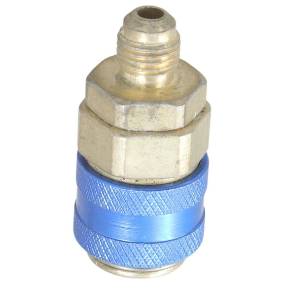 tegongse R134a Adjustable Quick Coupler Adapter High/Low Pressure Side for A/C System Refrigerants Handling Air Conditioning Part
