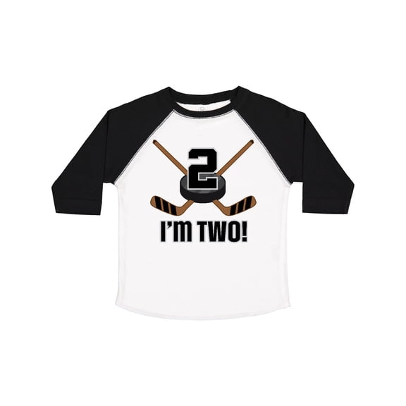 Inktastic 2nd Birthday Ice Hockey Sports Party Boys Boys Toddler T-Shirt