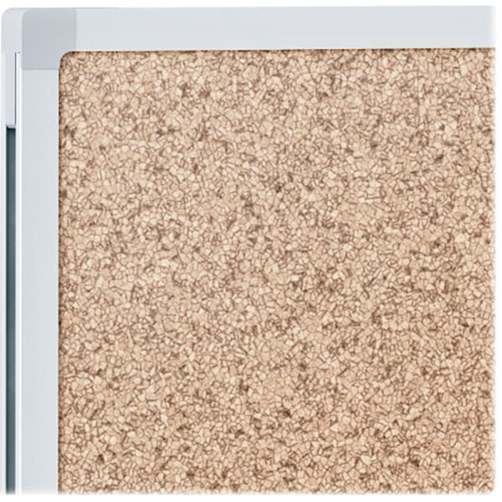 Quartet Bulletin Board,Cork,Aluminum Frame 85360