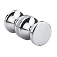 thumbnail image 3 of Zinc Alloy Bathroom Shower Door Handle Knob Single Groove Chrome Plated 30mm For Bath Showers Bathtubs Parts, 3 of 9