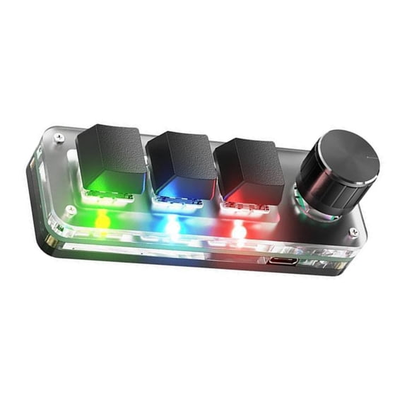 JIAHAOO Ergonomic Mechanical Mini Keyboard with Type-C to USB, Hot Swap Supported, for All Systems