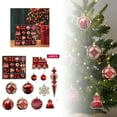 thumbnail image 1 of Set navideño Tren Copo de nieve Bolsa de hielo Pintado Colgante navideño Adornos navideños Colgante Árbol de Navidad Decoración para fiestas navideñas (60), 1 of 7
