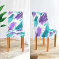 thumbnail image 3 of Yayeee 2 Pack Dining Chair Covers Stretch Parson Chairs Slipcovers Seat Protector, Green Drawing, 3 of 6