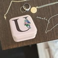thumbnail image 1 of Sokhug Velvet Jewelry Box with Mirror, Compact Organizer with Multiple Compartments for Rings Earrings Necklaces Travel Storage, 1 of 7