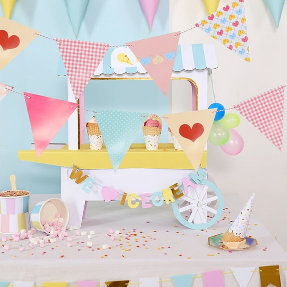 Masteelf  Banner Flags for Decoration Kids Playhouse Accessories Child Baby