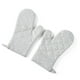 thumbnail image 1 of Advancent 1 par de guantes de lona para horno microondas, portátiles, reutilizables, coloridos, colgantes, protectores, guantes de cocina para el hogar, Herramientas y accesorios para hornear Gris Advancent HA065049-02B, 1 of 6