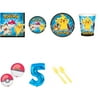 Pokemon Party Supplies Party Pack For 16 With Blue #4 Balloon