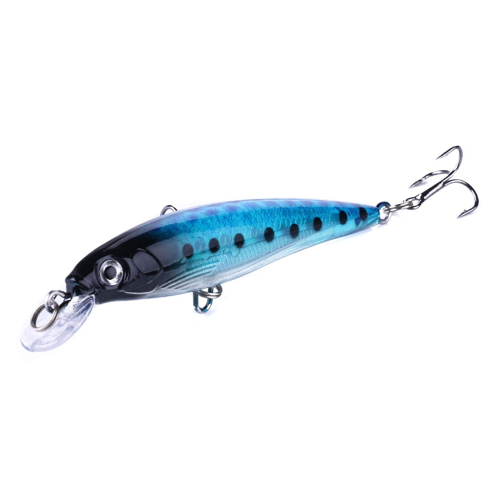 HENGJIA Minnow Bass Fishing Lures - Jerkbait Lure Set Hard Baits Crankbait for Catfish Trout Walleye Fishing Bait 8Pcs