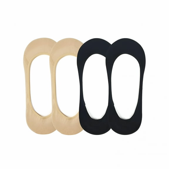 TELOLY No Show Socks Womens for Flats,Ultra Low Cut Invisible Footies Non Slip Hidden Liner Socks 4/6 Pairs