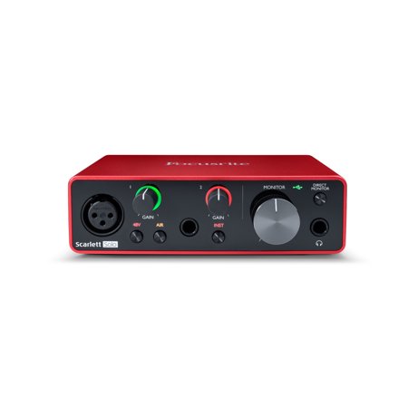 Focusrite Scarlett Solo 2-In 2-Out USB Audio Interface, 3rd