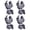 90 degrees, variant on 4 Pcs Crutch Holders 90/360 Degree Rotation Walking Holder Bicycles Holders Wheelchair Holder for Bicycles