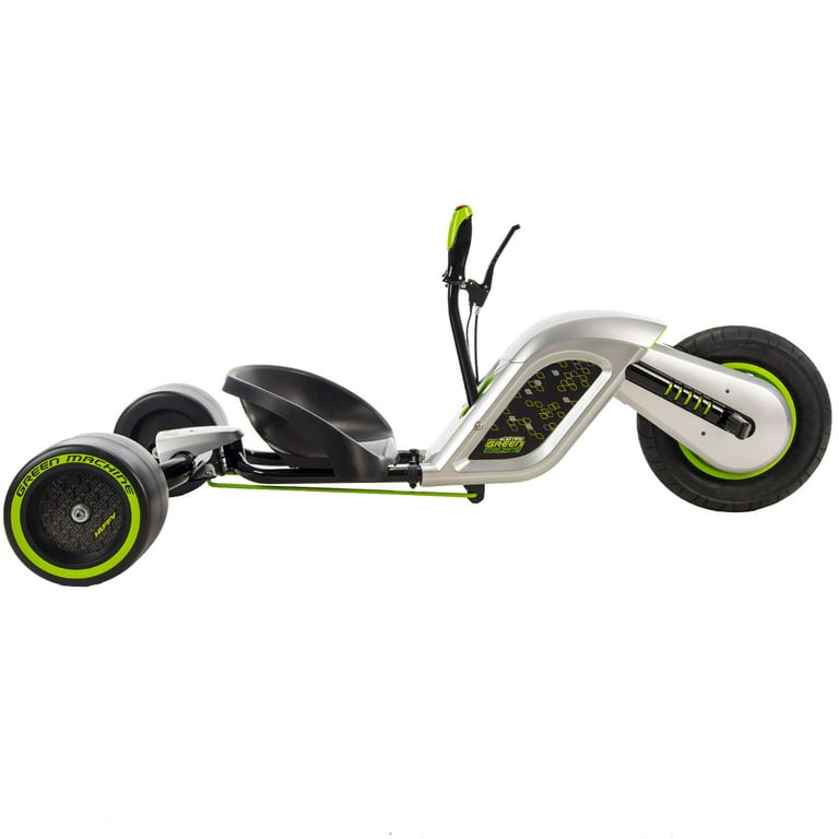 Drift and power slide with Huffy's $99 Electric Green Machine Ride-On Trike  (Reg. $230)