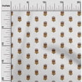 thumbnail image 1 of oneOone Viscose Chiffon Fabric Leaves & Floral Block Print Fabric By Yard 42 Inch Wide, 1 of 4