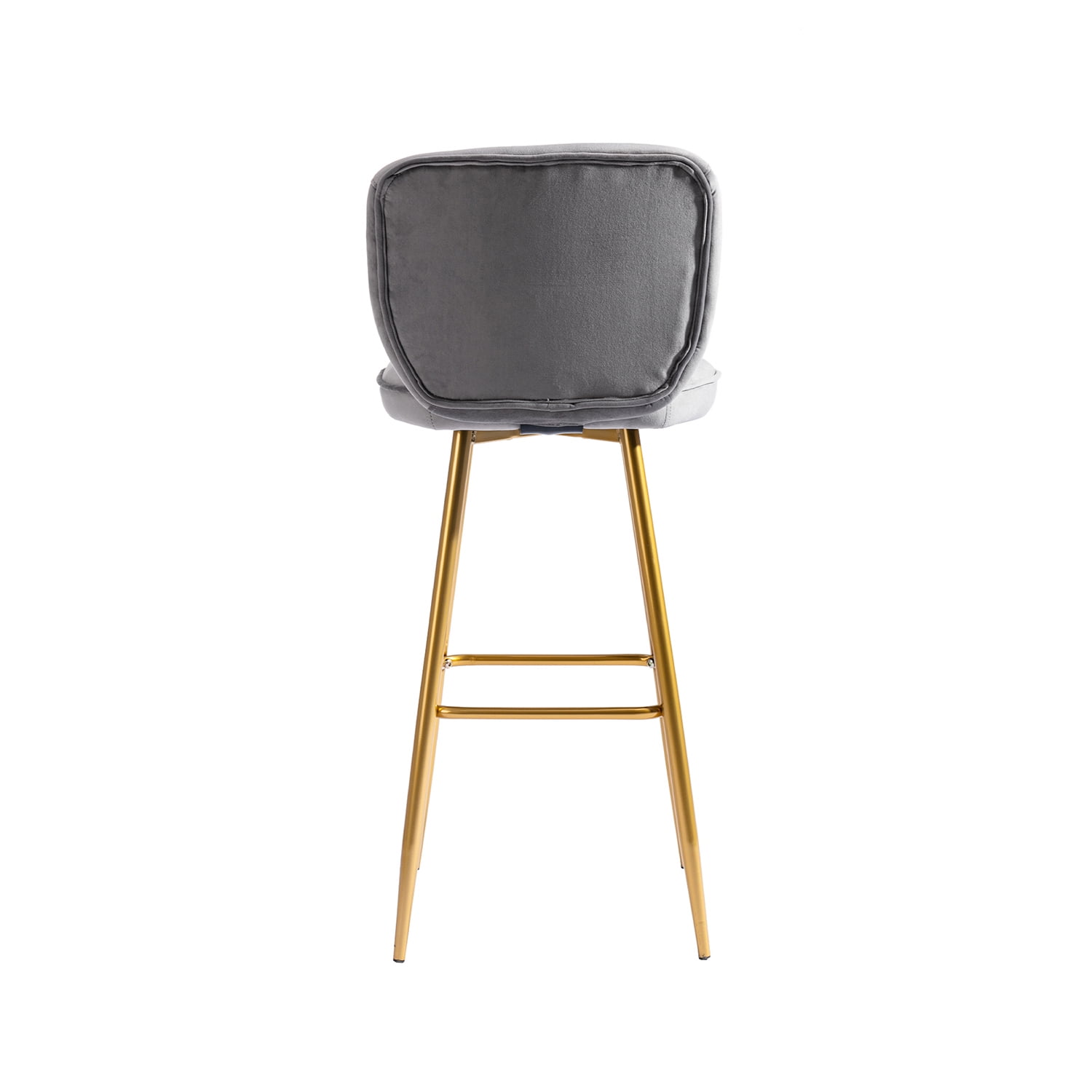 Kepooman Modern Design Bar Stools Set of 1 with Back for Bar Counter, Grey Kepooman Modern Design Bar Stools Set of 1 with Back for Bar Counter, Grey