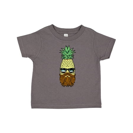 

Inktastic Bearded Summer Pineapple in Sunglasses Gift Toddler Boy or Toddler Girl T-Shirt