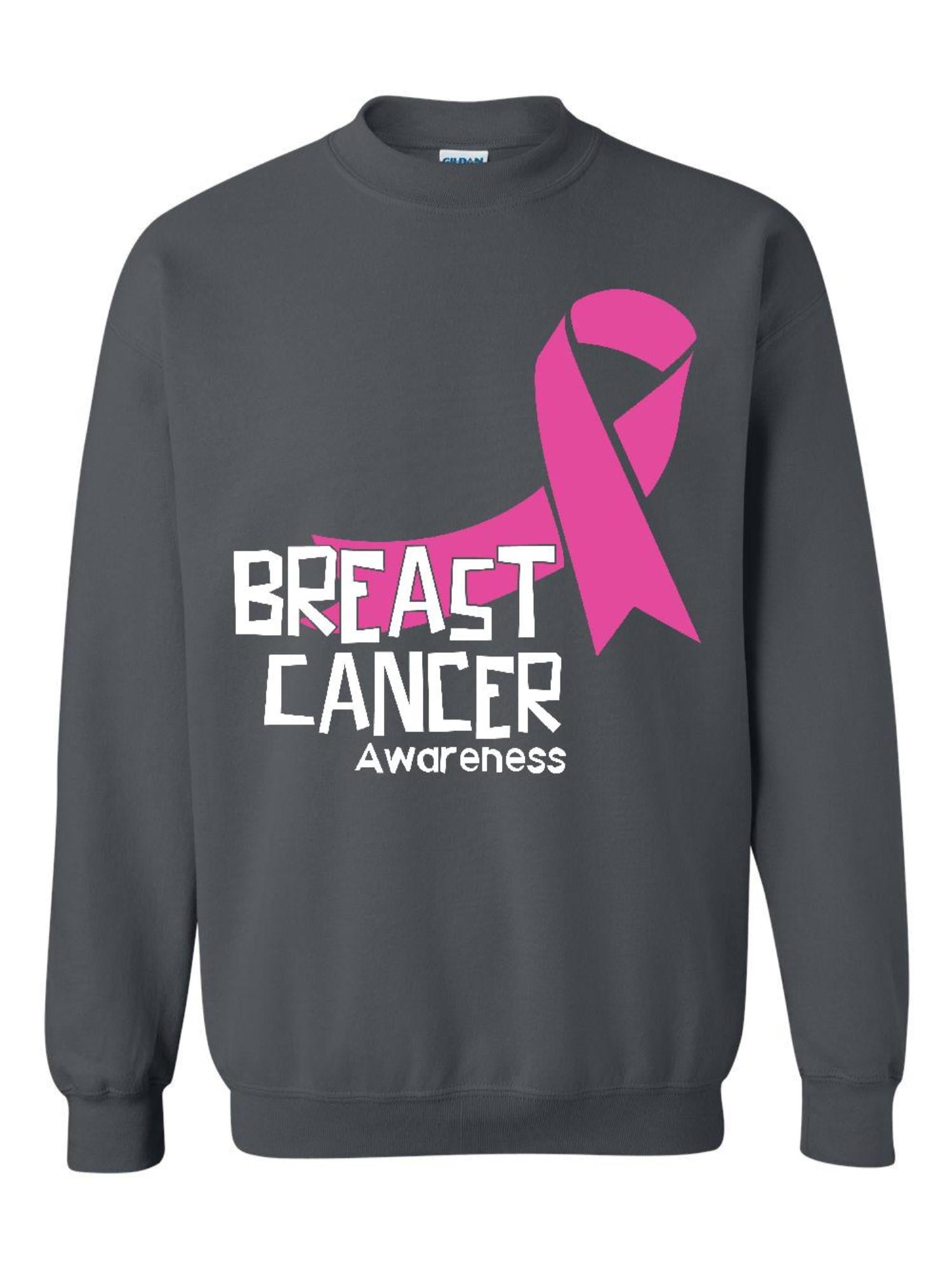 Unisex Breast Cancer Crewneck Sweatshirt - Walmart.com - Walmart.com