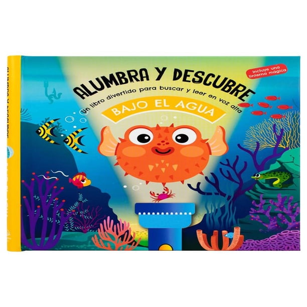 Libro Alumbra Y Descubre: Bajo El Agua Tapa Blanda, Autor Studio Stampij, Editorial Silver Dolphin (en Español)