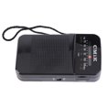 thumbnail image 2 of Radio AM FM portable, casque noir, haut-parleur intégré enfichable, radio transistor AM FM, 2 of 4