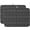 Black White, variant on Dish Drying Mat for Kitchen Counter,Black Herringbone Art Absorbent Microfiber Drainer Rack Pad Abstract Geometric Striped Quick Dry Mat for Sinks Dishes Utensils 16x18in,1 Pack