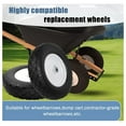 thumbnail image 7 of Upgraded 16" Flat Wheelbarrow Wheels and Tires, 4.80/4.00-8 Solid Wheelbarrow Tires with 5/8"&3/4" Bearings,14"-16" Universal Fit Wheelbarrow Tires for Wheelbarrows/Garden Trailer, 7 of 7