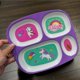 thumbnail image 5 of Plato de Cena de Melamina 4E's Novelty Princesa Unicornio Vida Marina Gato para Niños y Niñas, 5 of 9