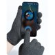 thumbnail image 2 of Guantes de punto de invierno para hombres y mujeres, guantes cálidos con forro polar a prueba de viento y pantalla táctil para ciclismo, equitación, trabajo, senderismo, esquí, 2 of 8