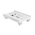 thumbnail image 1 of ZLight Mobile CPU Stand Desktop Stand Sturdy Desk PC Durable Black Under Tower Protective White 40x20cm, 1 of 6