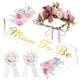 thumbnail image 1 of Kit de guirnalda para baby shower con forma de corona de flores para mamá, futuro padre, 1 of 7
