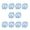 25mm blue, variant on 10Pcs Fishing Float Clear Round Balls Hollow Bubble Surfaces Floats Water Bubble Floats Tackle Easy to Use