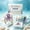 B#Ocean Theme Art Kit, variant on DIY Hard PVC Sea Glass Effect Mosaic Art Kit for Adults, Complete Ocean Theme Craft Set with Tweezers and All Tools Included, Beginner Friendly Painting Project for Home Decor