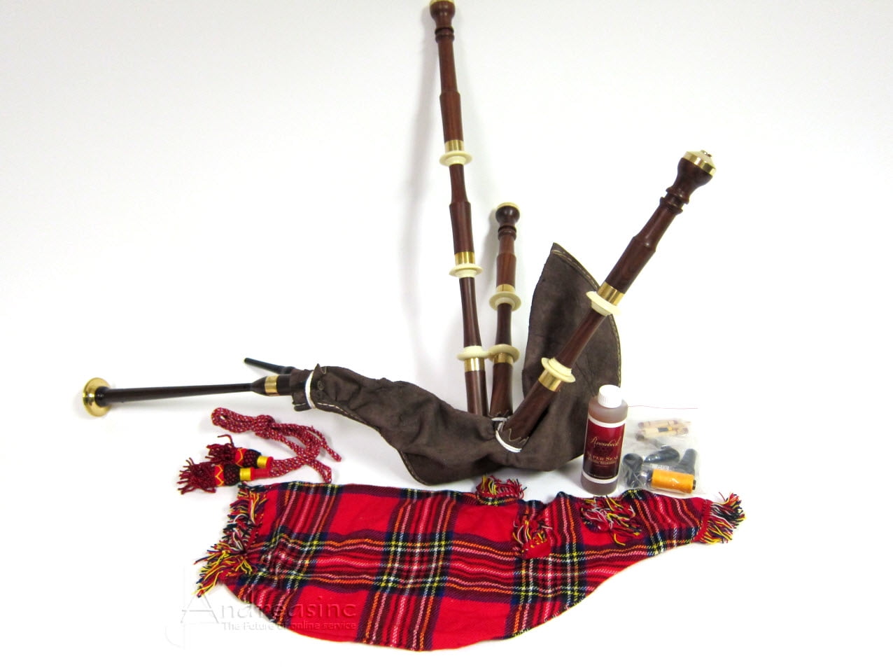 GREAT SCOTTISH HIGHLAND BAGPIPE AIR BAG COVER SIZE 30 X 12 VARIOUS TARTANS ROYAL STEWART COVER
