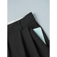 thumbnail image 4 of Women'S Work Pants Wide Leg Dress Pants High Waisted Casual Business Office Pants Slacks Black L, 4 of 5