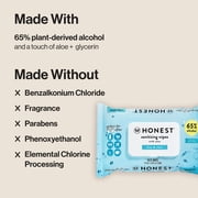 The Honest Company Sanitizing Alcohol Wipes Unscented 150 Count