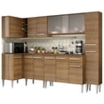 thumbnail image 1 of Cocina Integral Completa Esquinera 325cm Emilly Space Madesa 03 - Marrón Madesa GCEM325003, 1 of 2