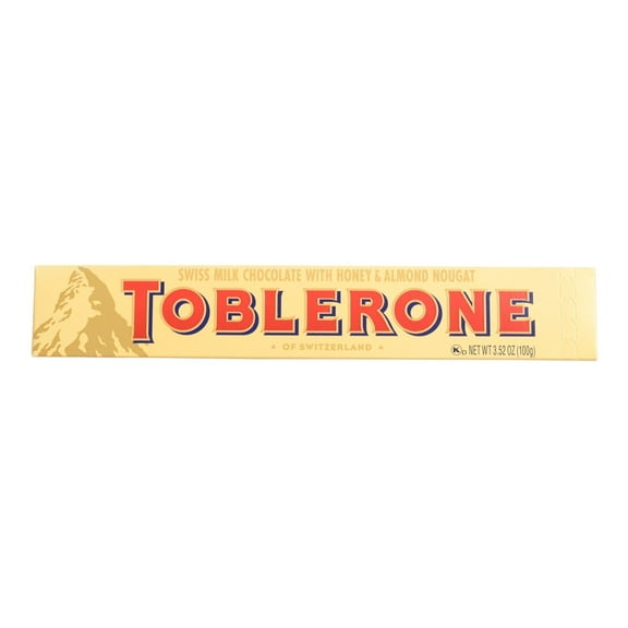 Toblerone Milk Chocolate Bar 3.52 oz 2ea Pack of 4