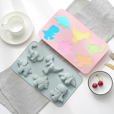 

KEVCHE Easter 3D Dinosaurs Shape Silicone Cake Chocolate DIY Handmade Baking Blue