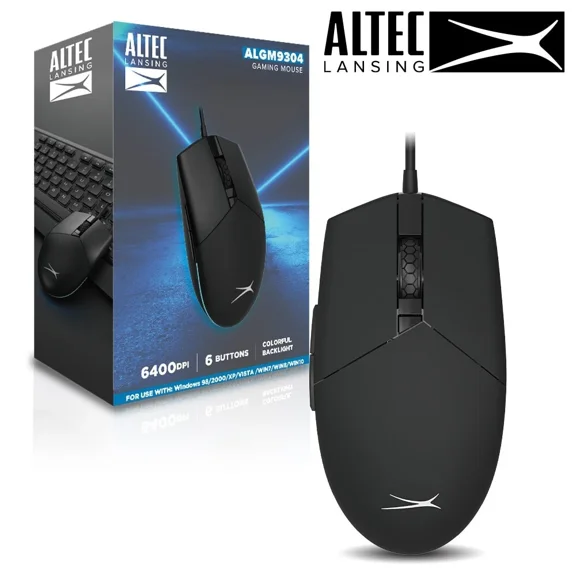 RHEA- Altec Lansing Wired High Performance Rgb Gaming Mouse, 6 Buttons, Up To 6400 Dpi