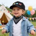 thumbnail image 2 of Zanarzt Toddler Baseball Hats Baseball Cap for Kids Adjustable Washed Cotton Toddler Hat for Boys & Girls Black,3-8 Years, 2 of 7