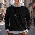 thumbnail image 4 of Mens Crewneck Sweatshirts Plain Hoodies Men's Hoodie Men's Sweatshirt Hooded Soft Sweatshirts for Men Pullover Hoodie for Men Hoodies Pullover, 4 of 8