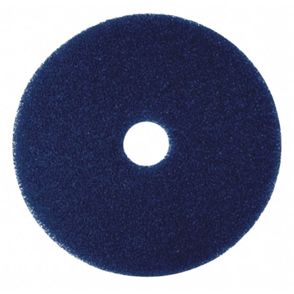 Tough Guy Cleaning Pad,Blue,Size 15",Round,PK5  402W09