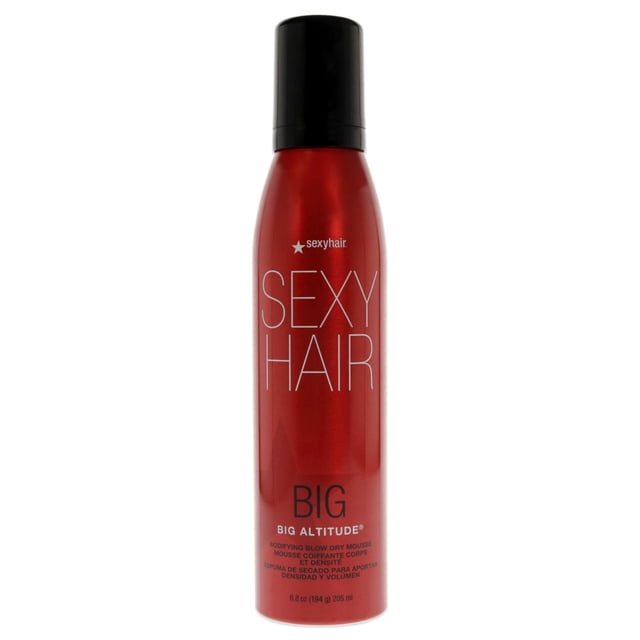 Mousse para secado con secador Big Sexy Hair Big Altitude Bodifying Blow Dry Mousse de Sexy Hair para unisex - 6,8 oz Mousse Sexy Hair Sexy Hair Big Sexy Hair Big Altitude Bodifying Blow Dry Mousse Mousse Unisex 6.8oz