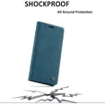 thumbnail image 4 of KOMI Wallet Case for Samsung Galaxy S9 Plus, Premium PU Leather Case Vintage Matte Wallet Flip Cover [Card Slots] [Magnetic Closure] Stand Function Folio Shockproof Full Protection Blue, 4 of 5