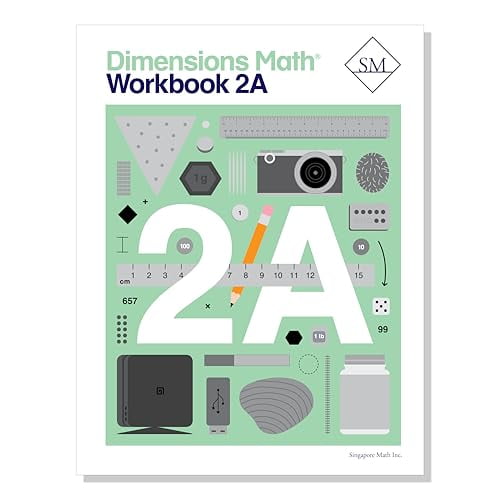 Pre-Owned Dimensions Math Workbook 2A | Singapore Math Inc. [Paperback], 9781947226203, 1947226207, Paperback,